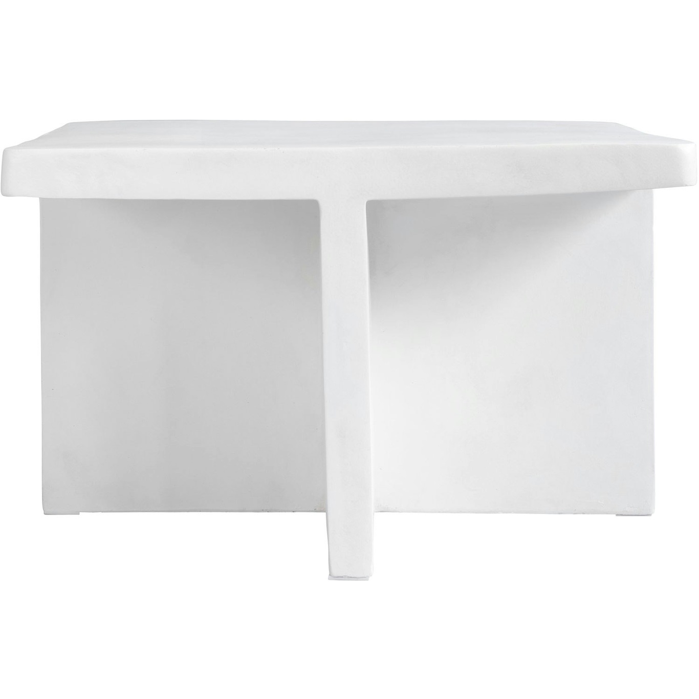 Brutus Coffee Table 60x60 cm, Bone White