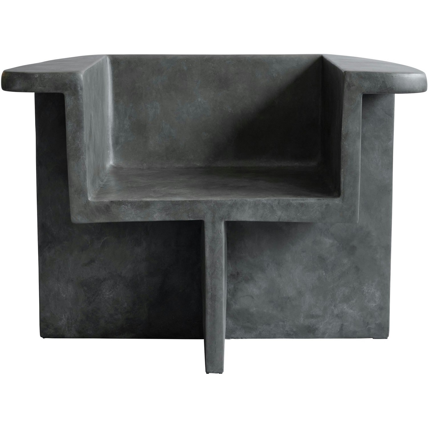 Brutus Lounge Chair, Dark Grey