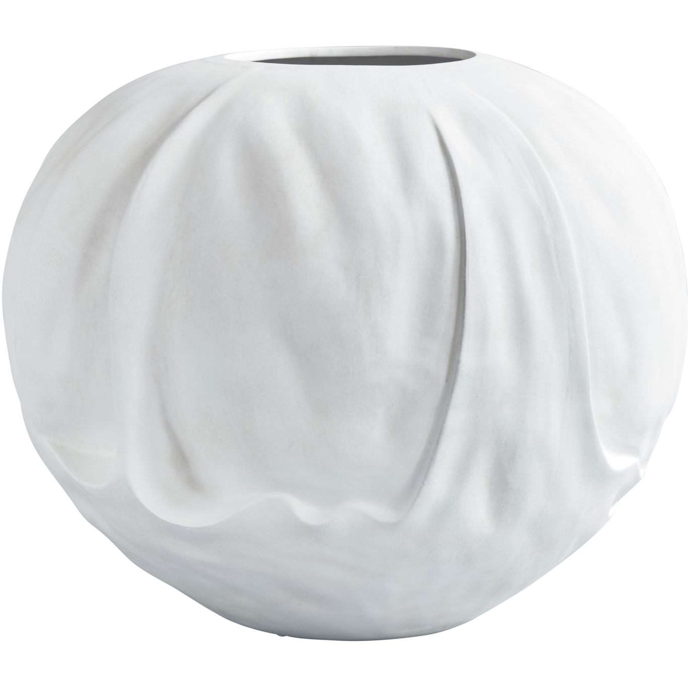 Orimono Vase 50 cm, Bone White