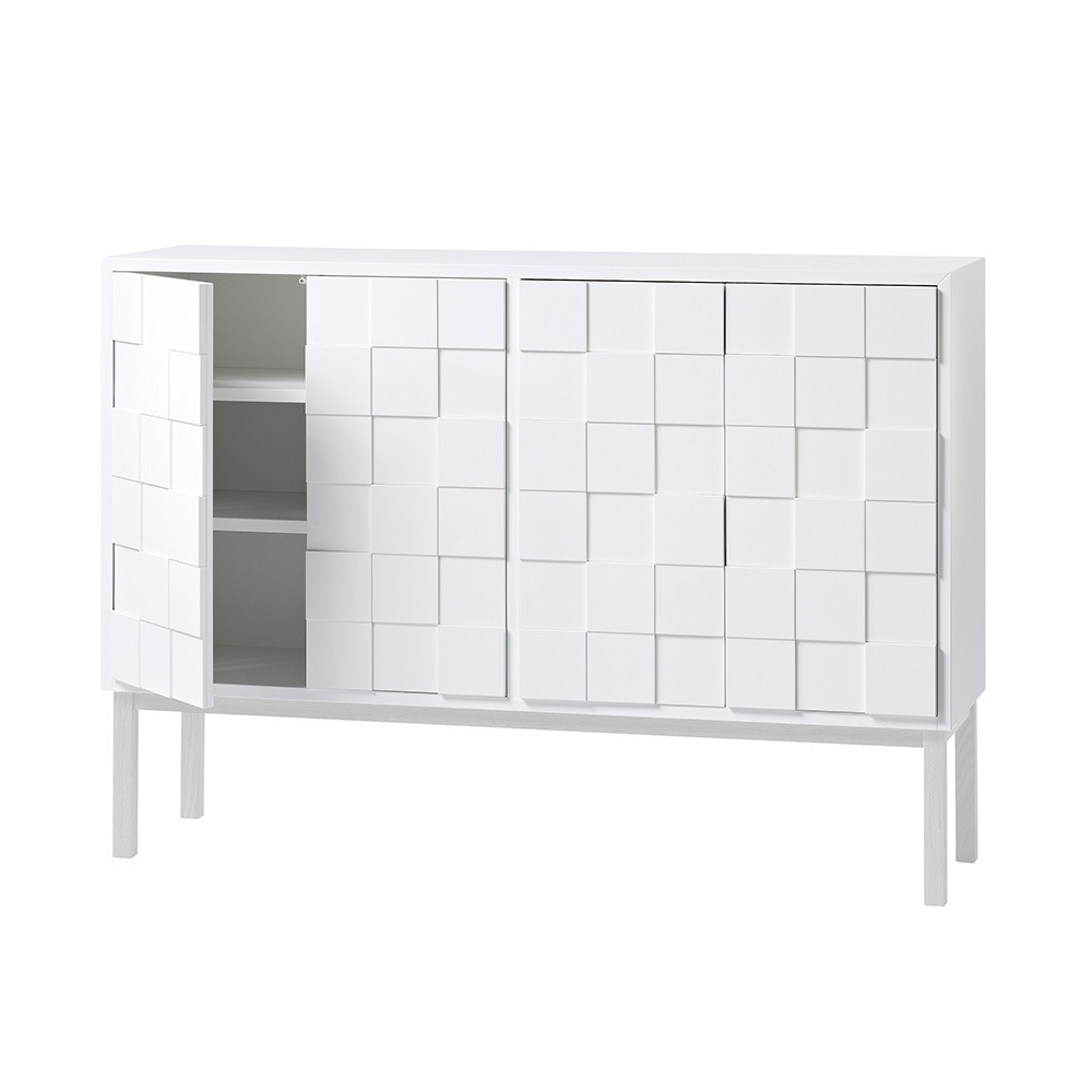 Collect 2010 Cabinet Low, White/White
