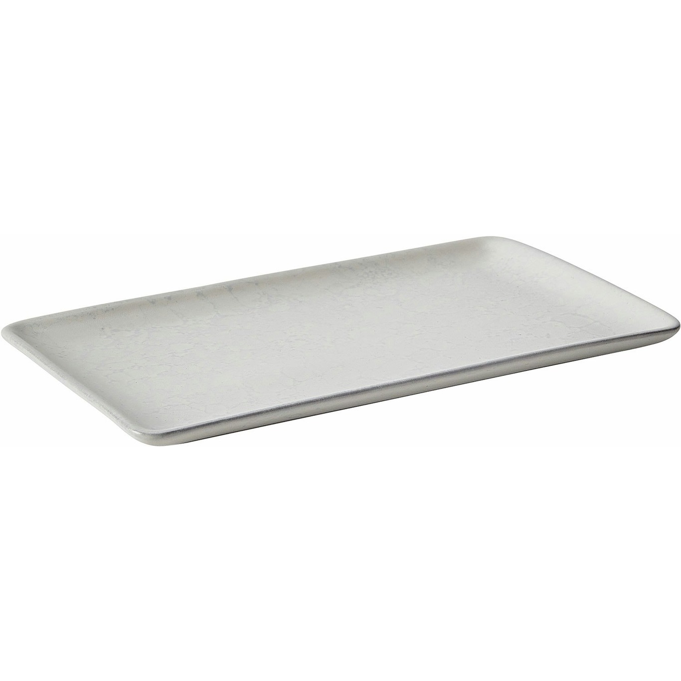 Raw Rectangular Plate 31,5x20 cm, Arctic White