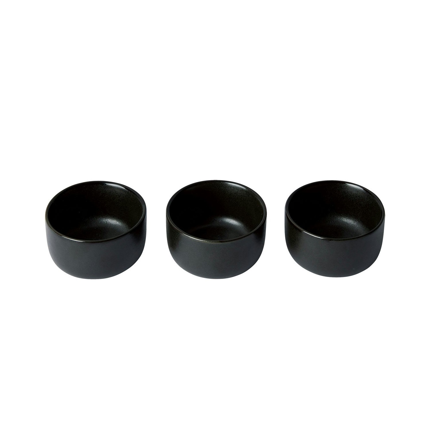 Raw Mini Bowls 3-pack, Titanium Black