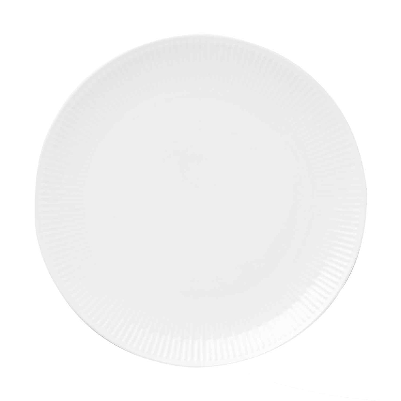 Relief Dessert Plate 20 cm 4-Pcs, White