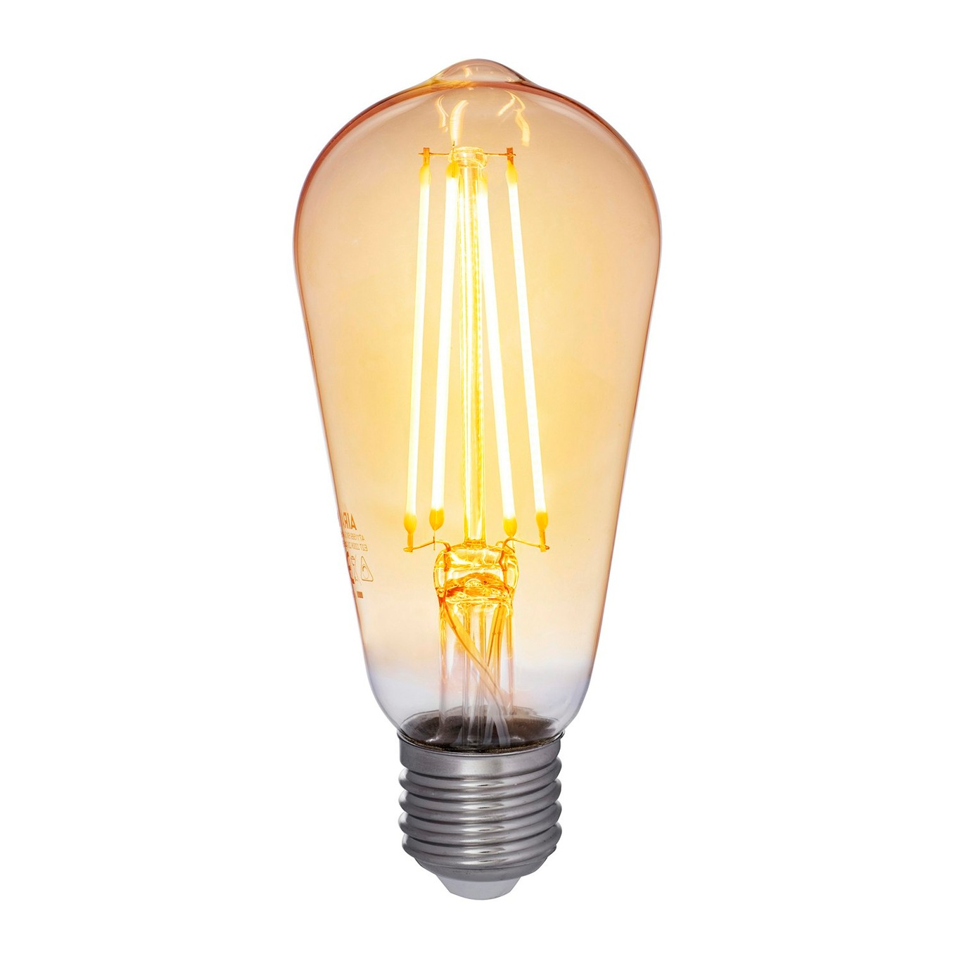 LED Filament Amber E58 4,5W E27 360lm Dimmable