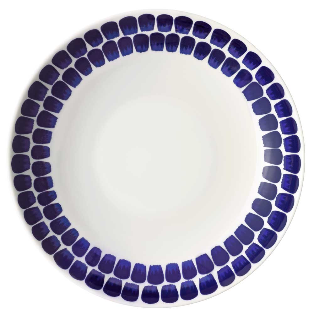 24h Tuokio Pasta Plate, Cobalt Blue