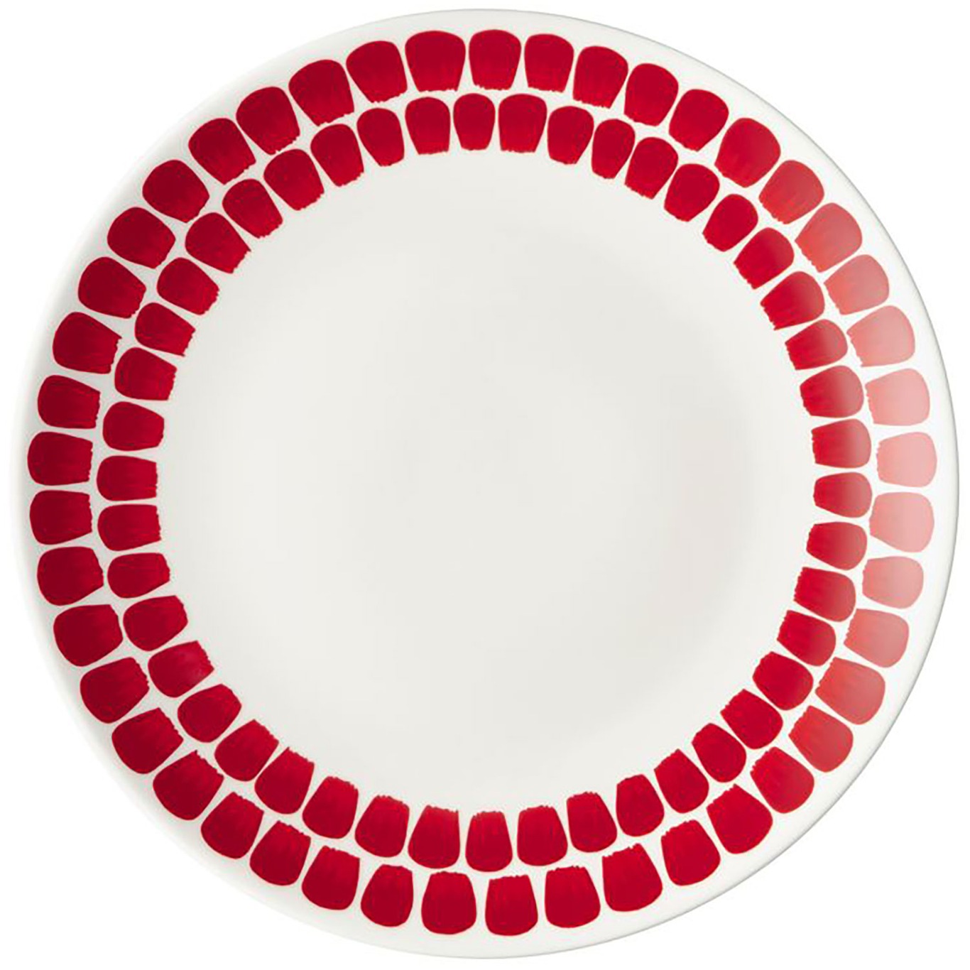 24h Tuokio Plate Red, 26 cm