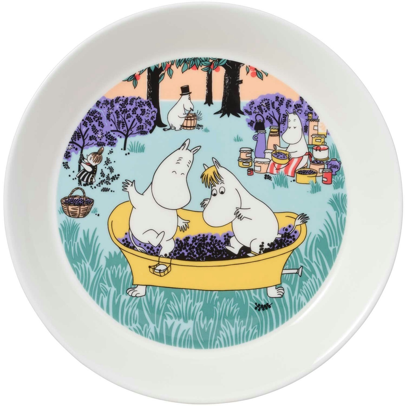 Moomin Plate 19 cm, Berry Season