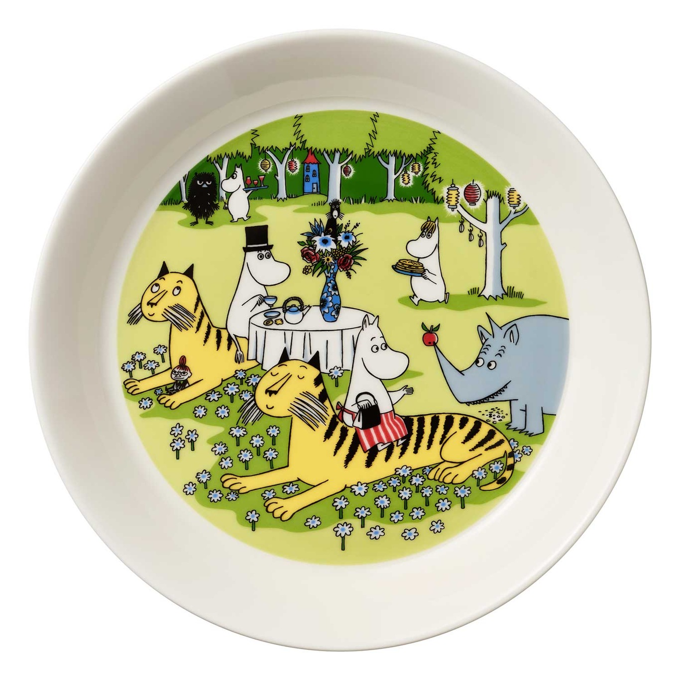 Moomin Plate 19 cm, Garden Party