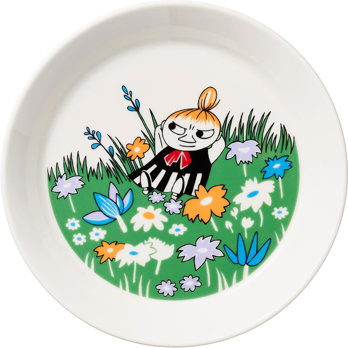 Moomin Plate 19 cm, Little My On The Meadow