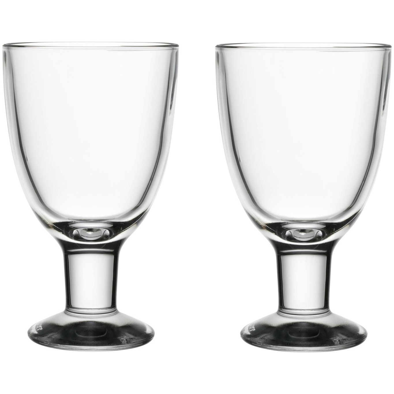 Verna Drinking Glass 2-pack 22 cl, Clear