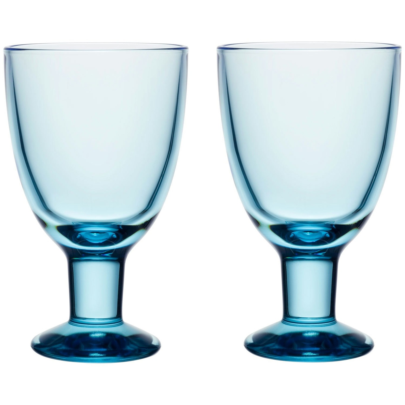 Verna Drinking Glass 2-pack 22 cl, Aqua