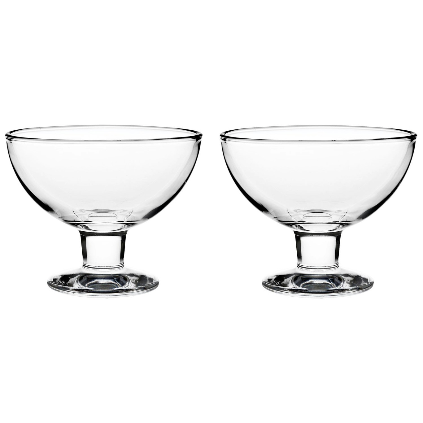 Verna Bowl 2-pack 23 cl, Clear
