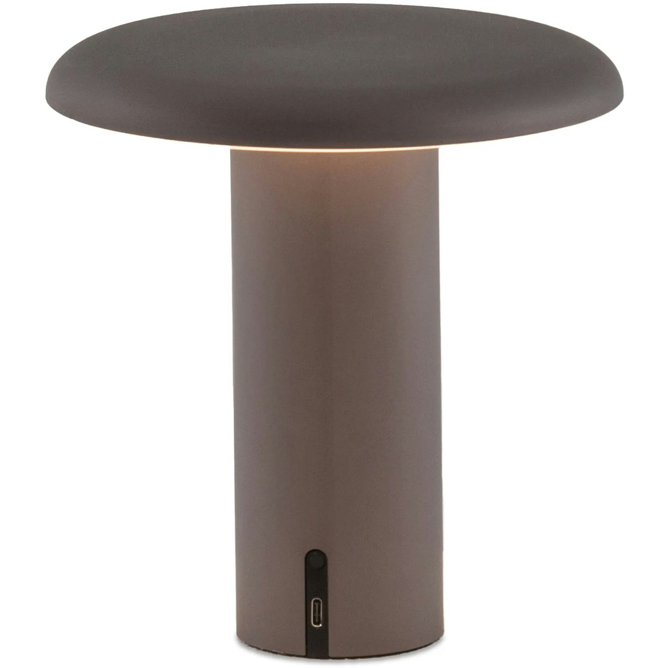 Takku Table Lamp Portable, Anodized Grey