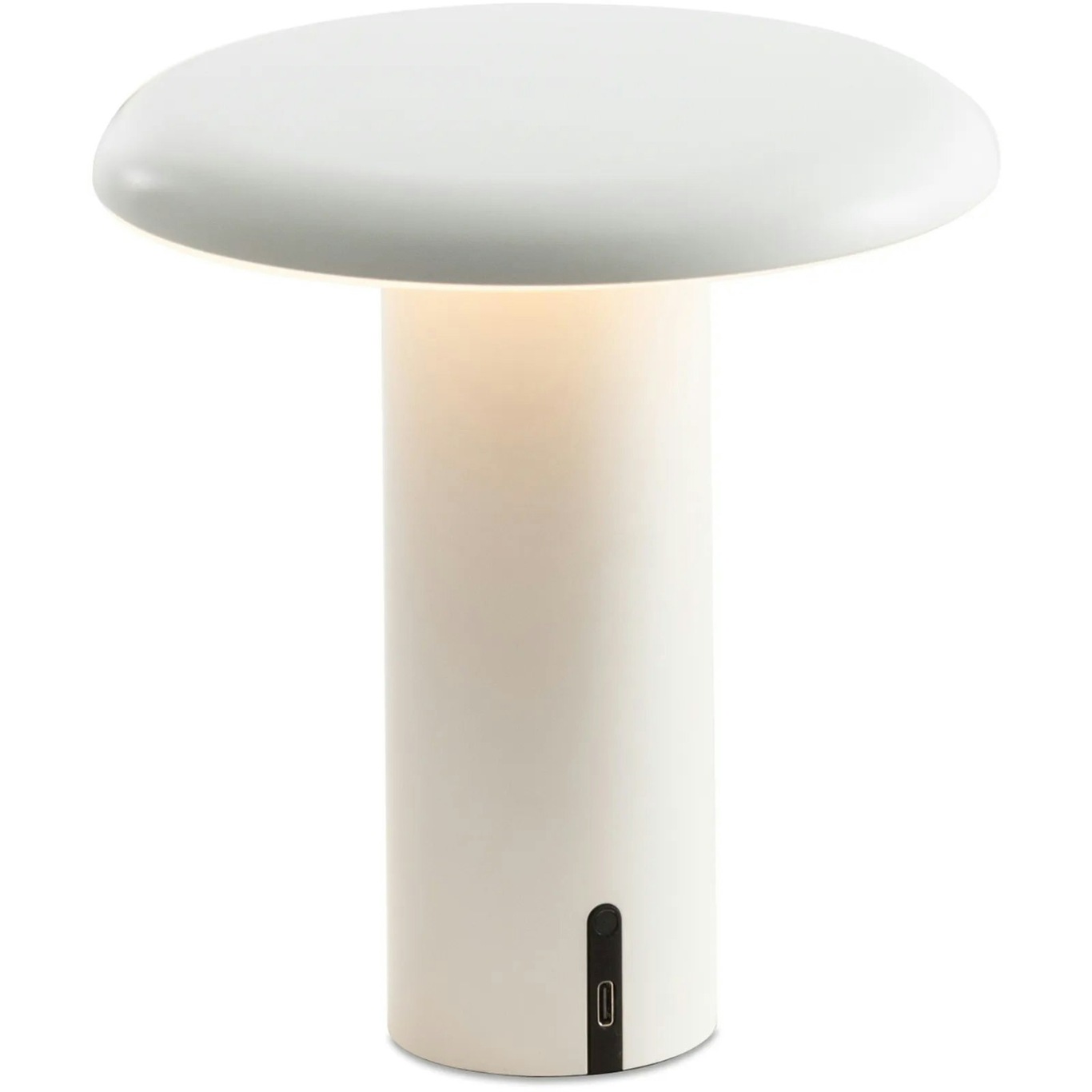 Takku Table Lamp Portable, Varnished White