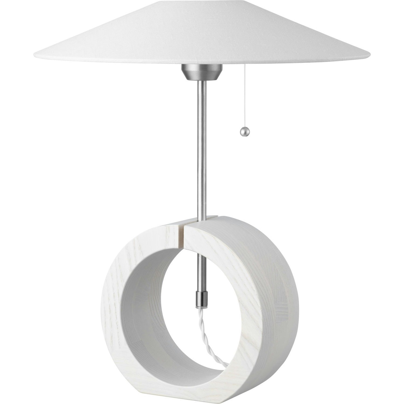Bombus M Table Lamp, White Glazed Ash