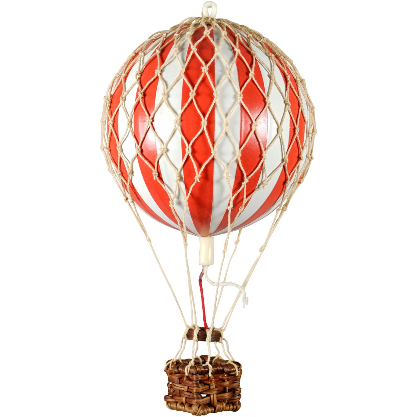 Floating The Skies Air Balloon 13x8.5 cm, Red / White