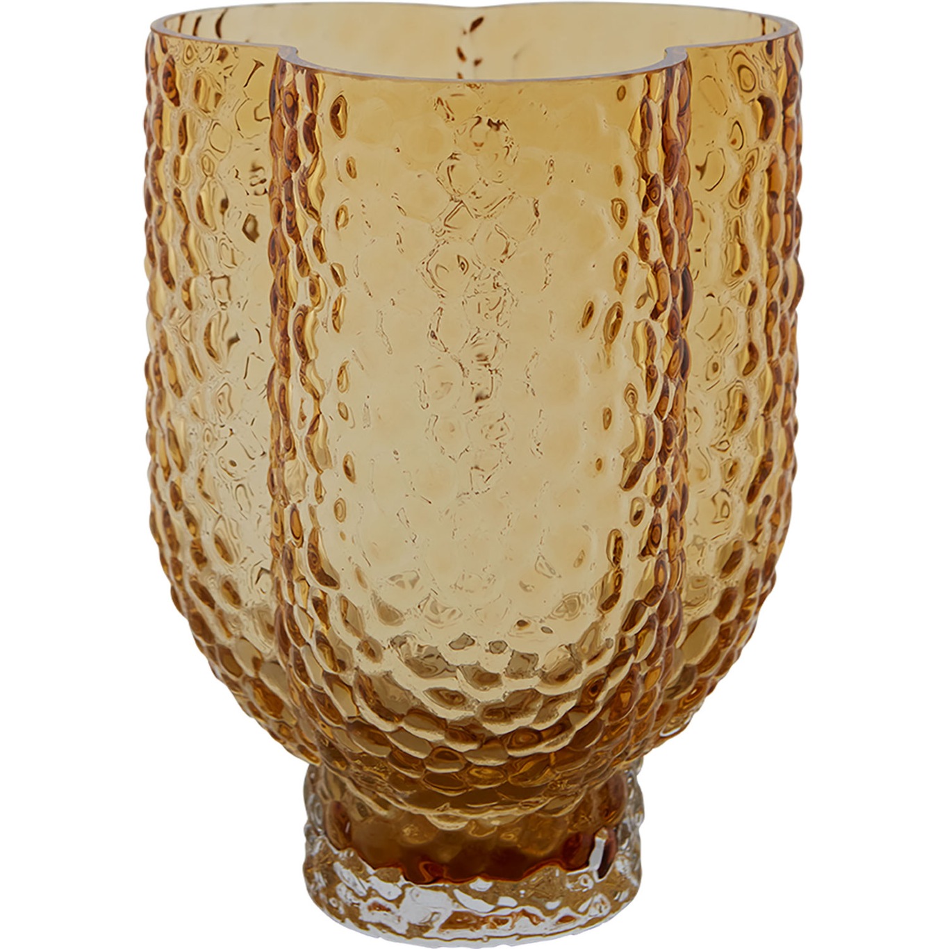 ARURA trio vase Amber,L18,5xW16,2xH25 CM