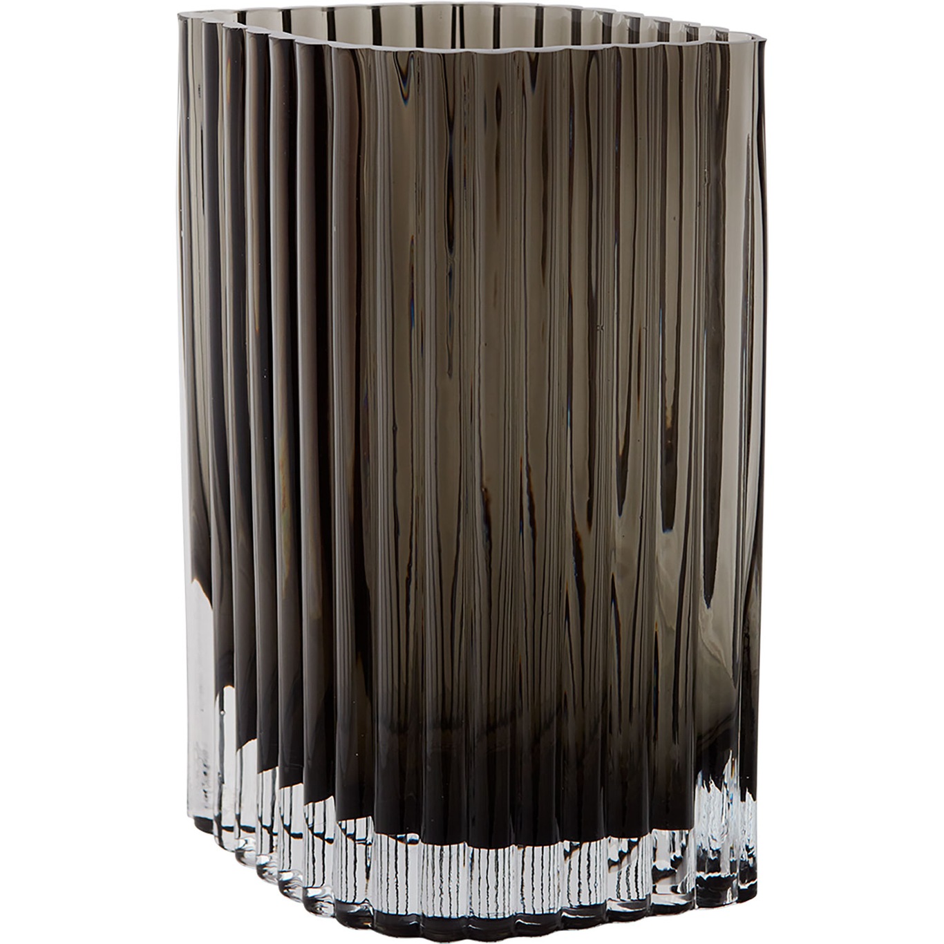 FOLIUM vase Black, L18xW11,7xH25cm