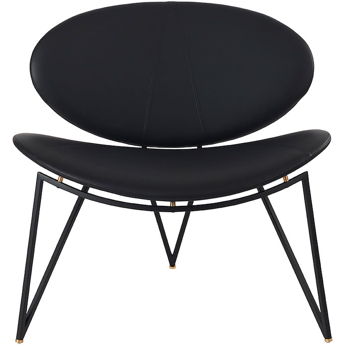 Semper Lounge Chair, Black
