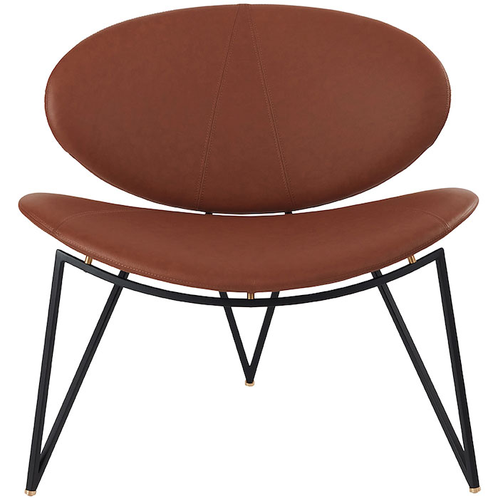 Semper Lounge Chair, Cognac