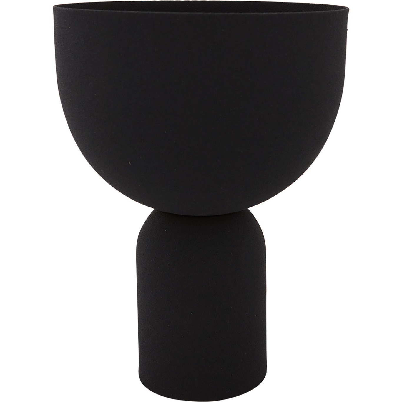 TORUS flowerpot Black/Black 17xH23cm