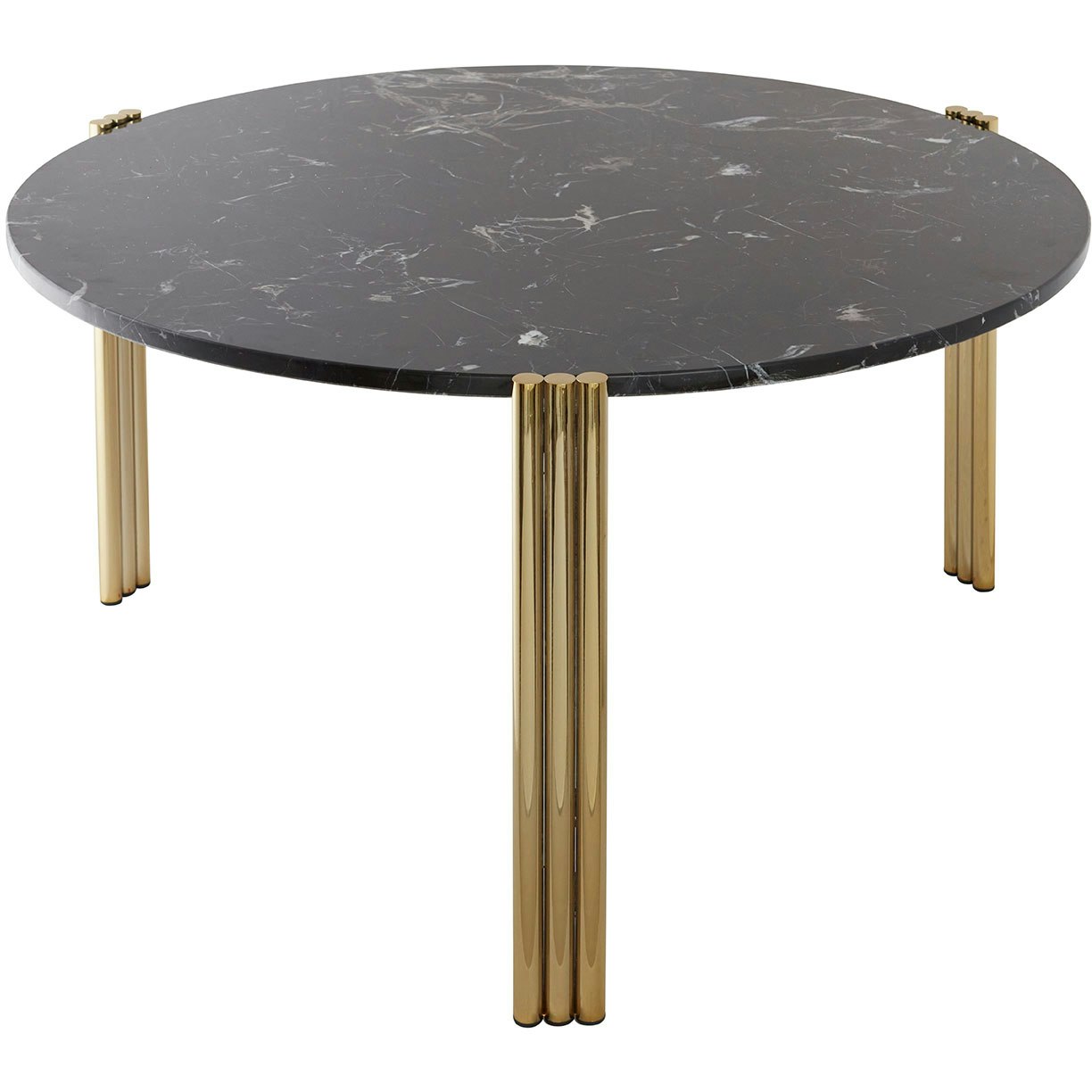 Tribus Coffee Table 80 cm, Gold / Black