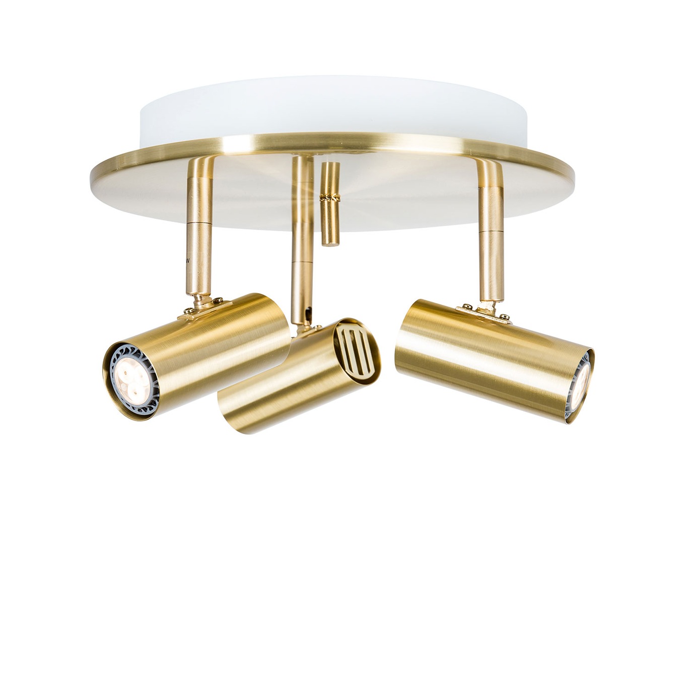 Cato Triospot Ceiling Lamp LED, Brass