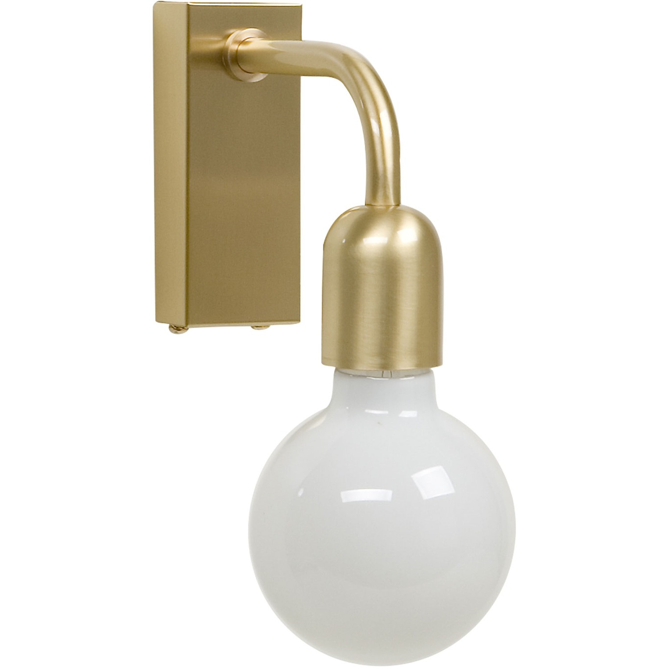 Regal 1 Wall Lamp, Brushed Brass