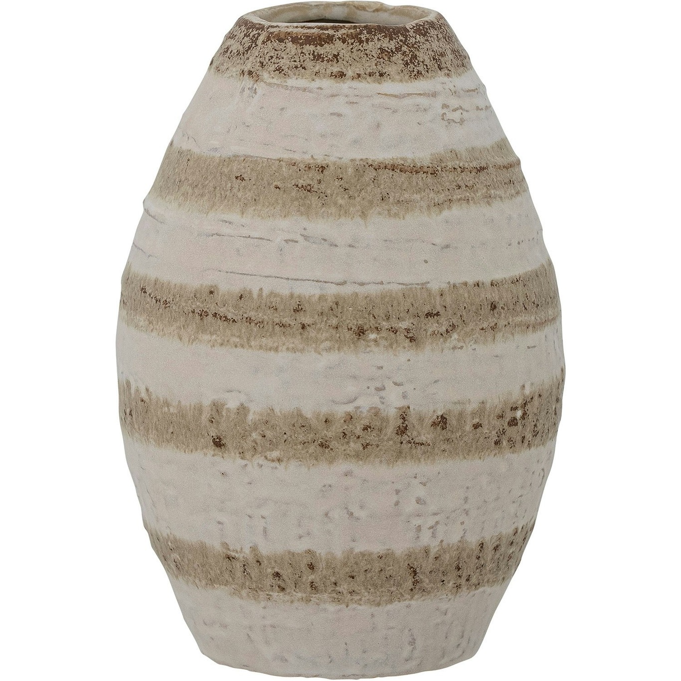Charlen Vase Stoneware H17 cm, Natural