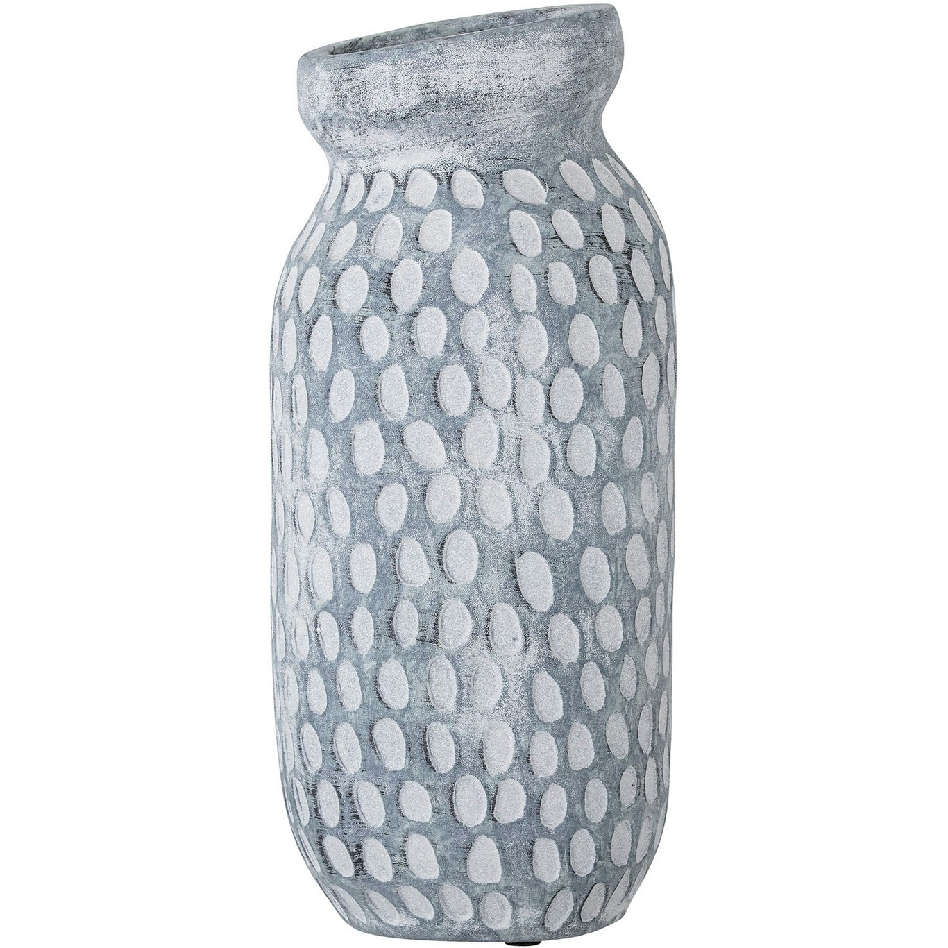 Jac Decorative Vase Ceramic H30 cm, Blue-grey