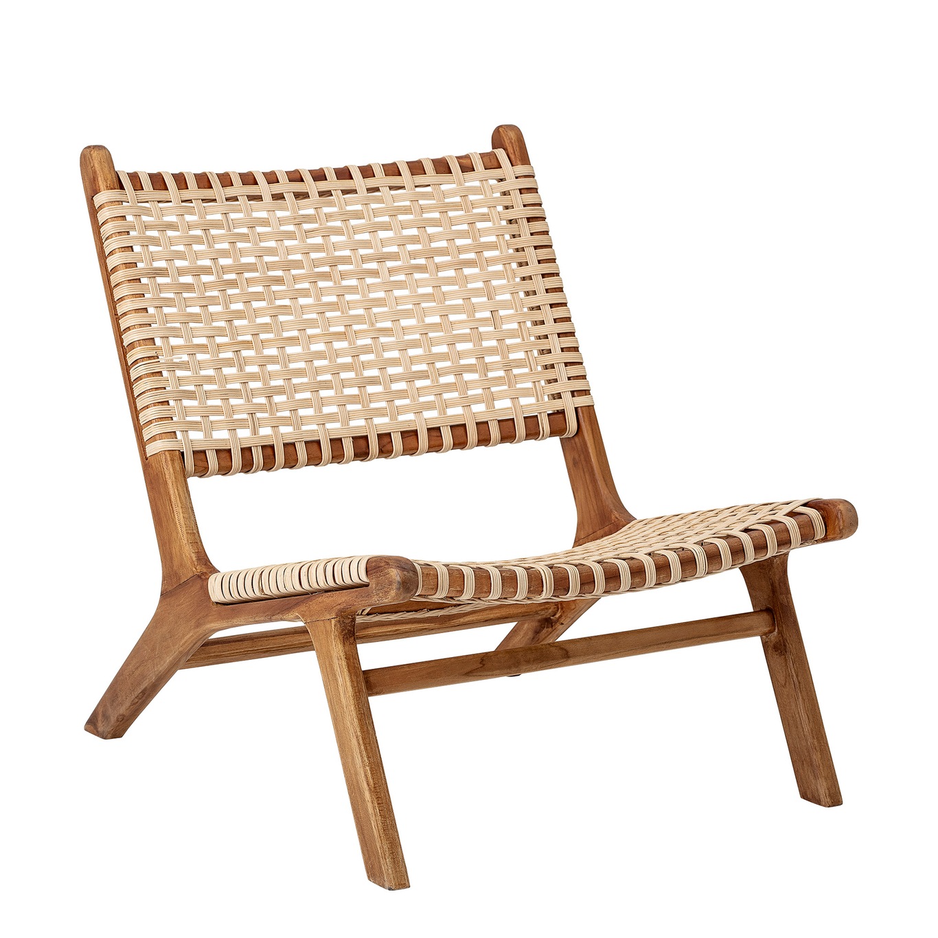 Keila Lounge Chair 80x71 cm, Teak / Rattan