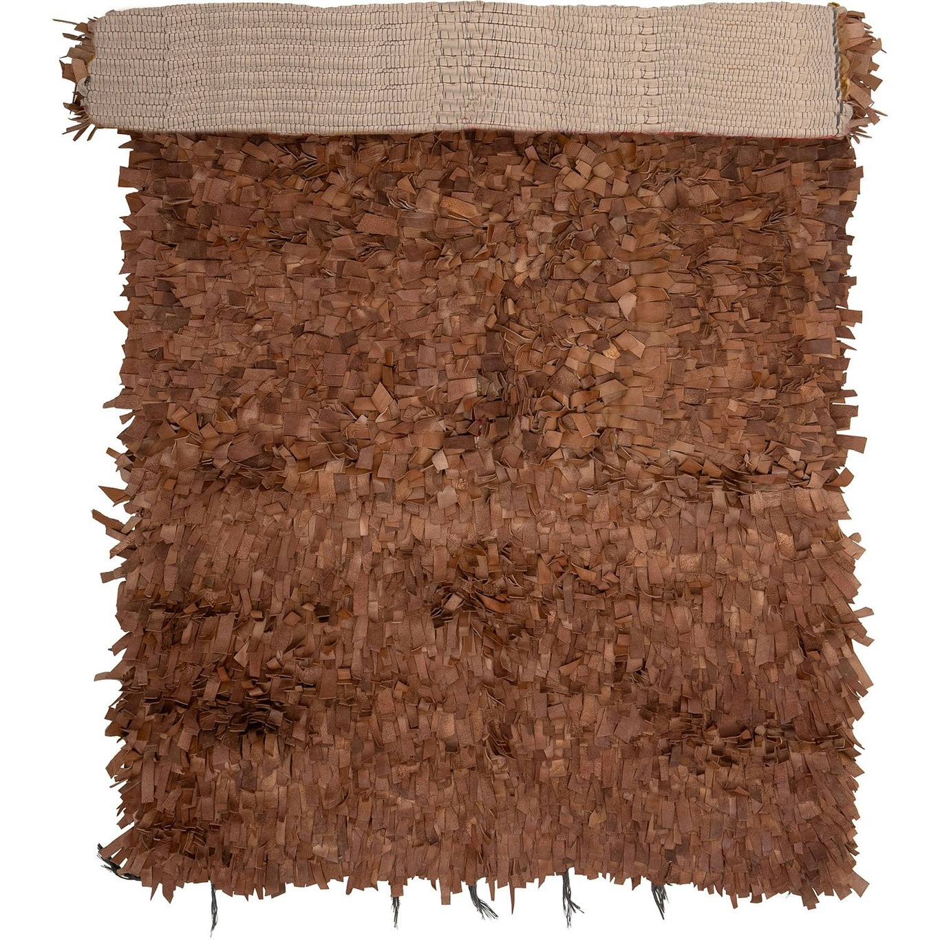 Serah Rug Leather 120x180 cm, Brown