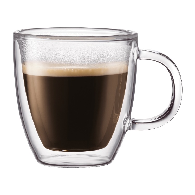 BISTRO Double wall Espresso Mug, 15 cl, 2-pcs