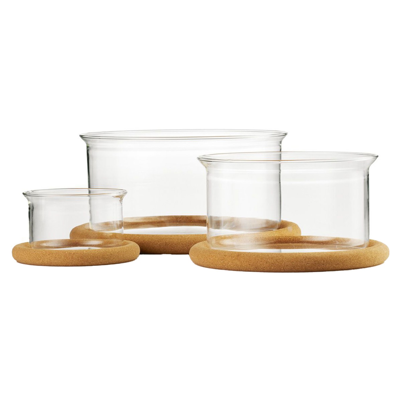 Hot Pot Glass Bowls, 3 Pieces