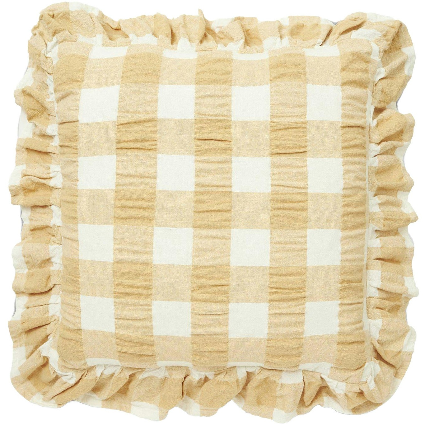Kullavik Cushion Cover 45x45 cm, Off-white/Yellow