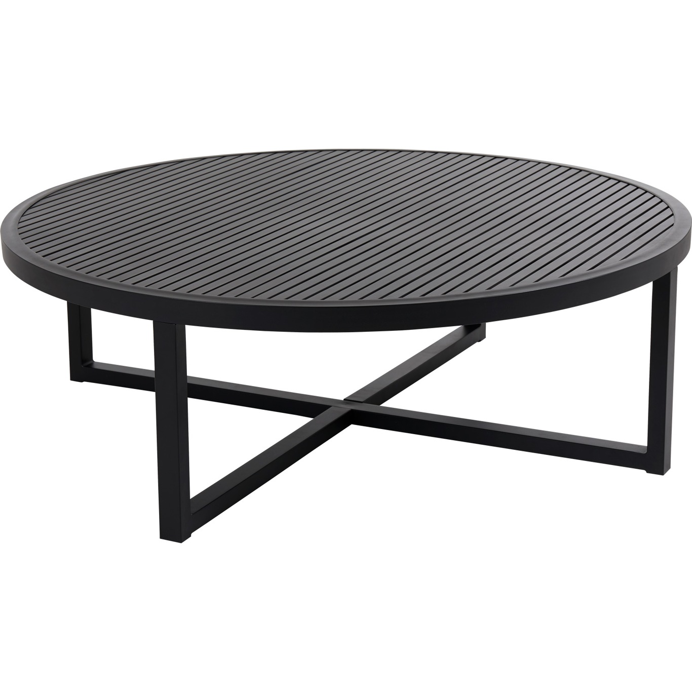 Vevi Coffee Table 100 cm Aluminium, Black