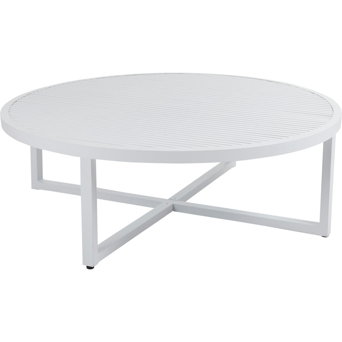 Vevi Coffee Table 100 cm Aluminium, White