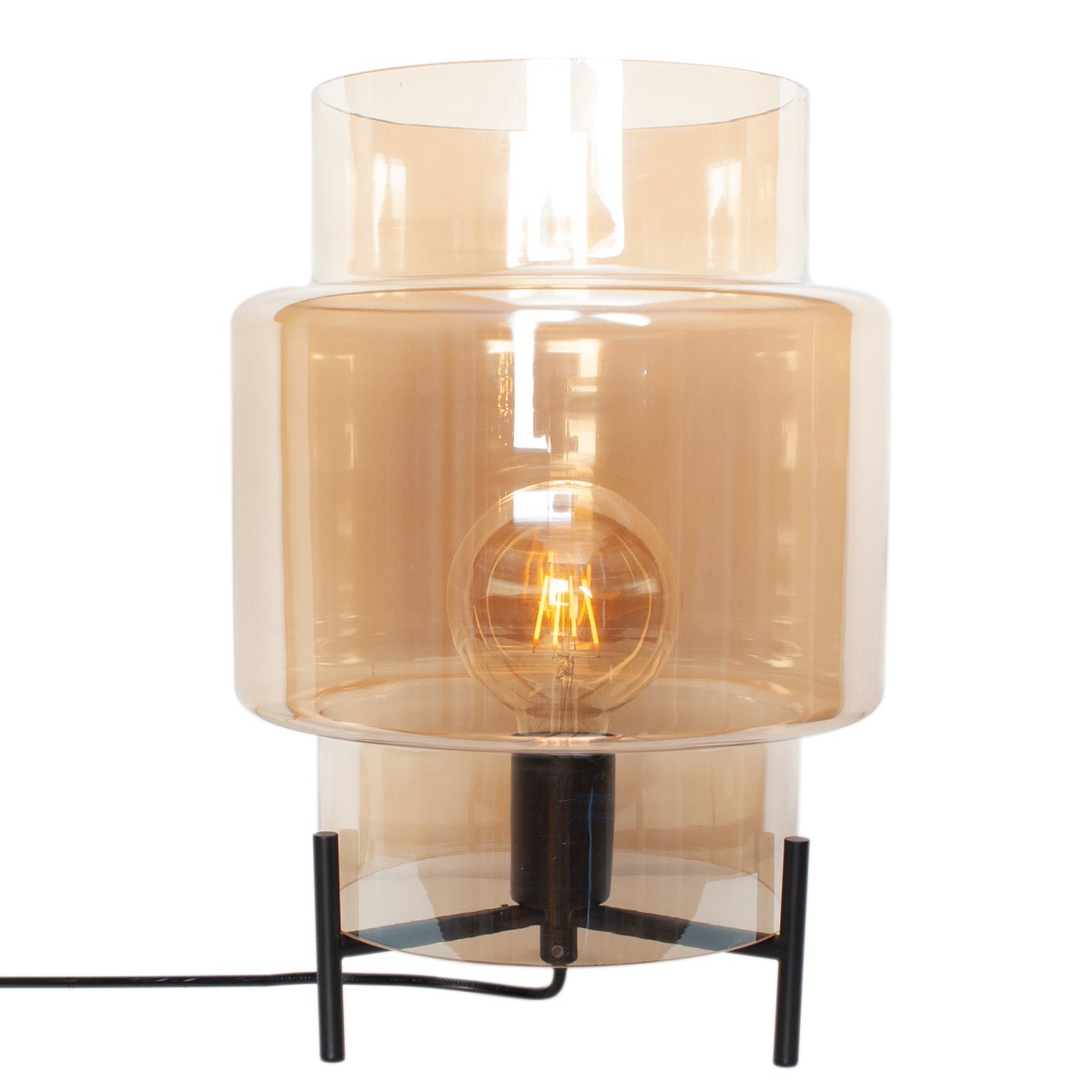 Ebbot Table Lamp 37 cm, Amber