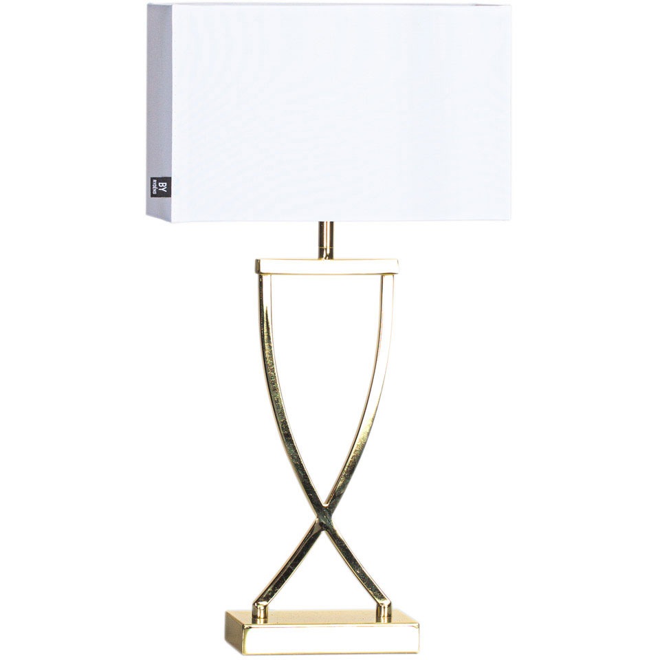 Omega Table Lamp 52 cm, Brass / White
