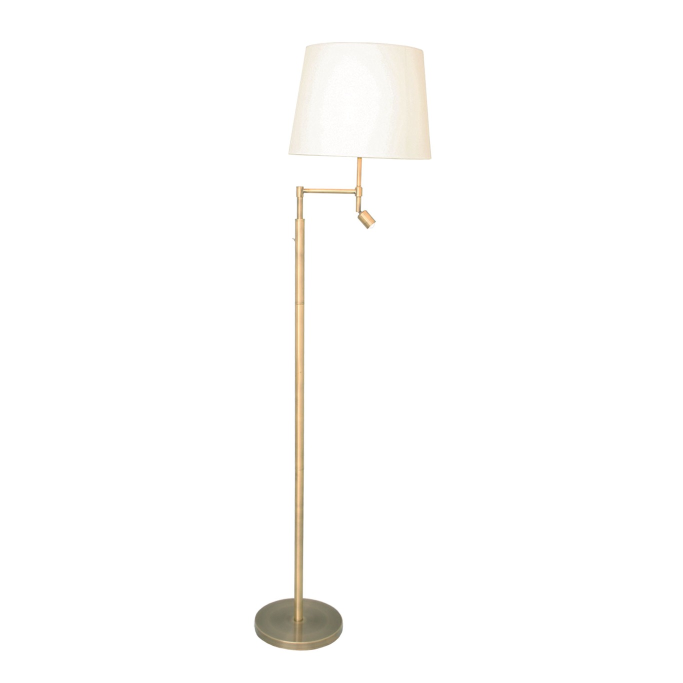 Orlando Floor Lamp, Antique/Beige