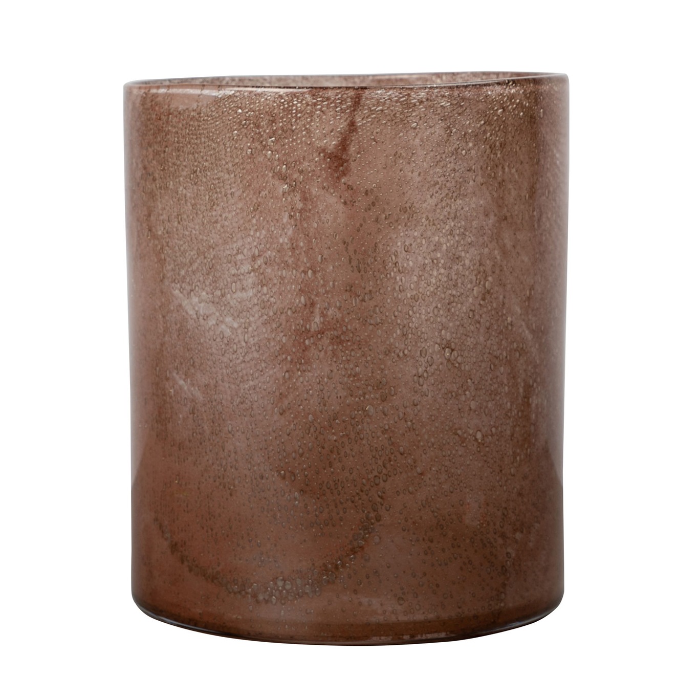 Calore Candle Holder / Vase L, Rusty Red