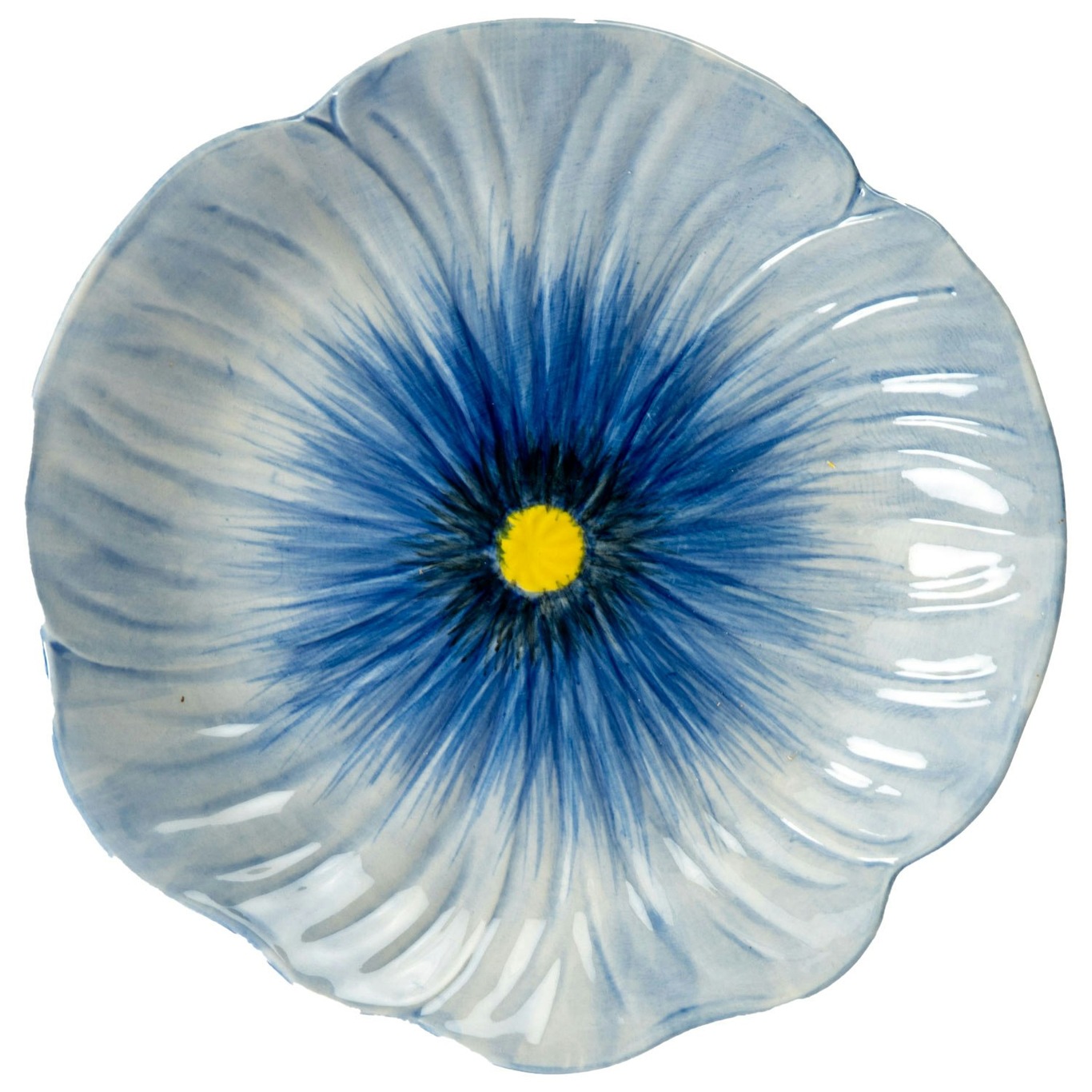 Poppy Plate, Blue