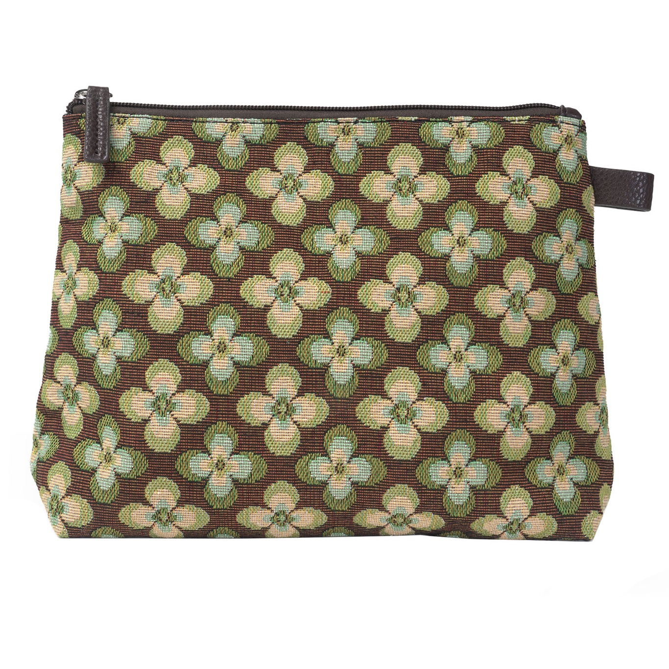 Clover Cosmetic Bag Green, M