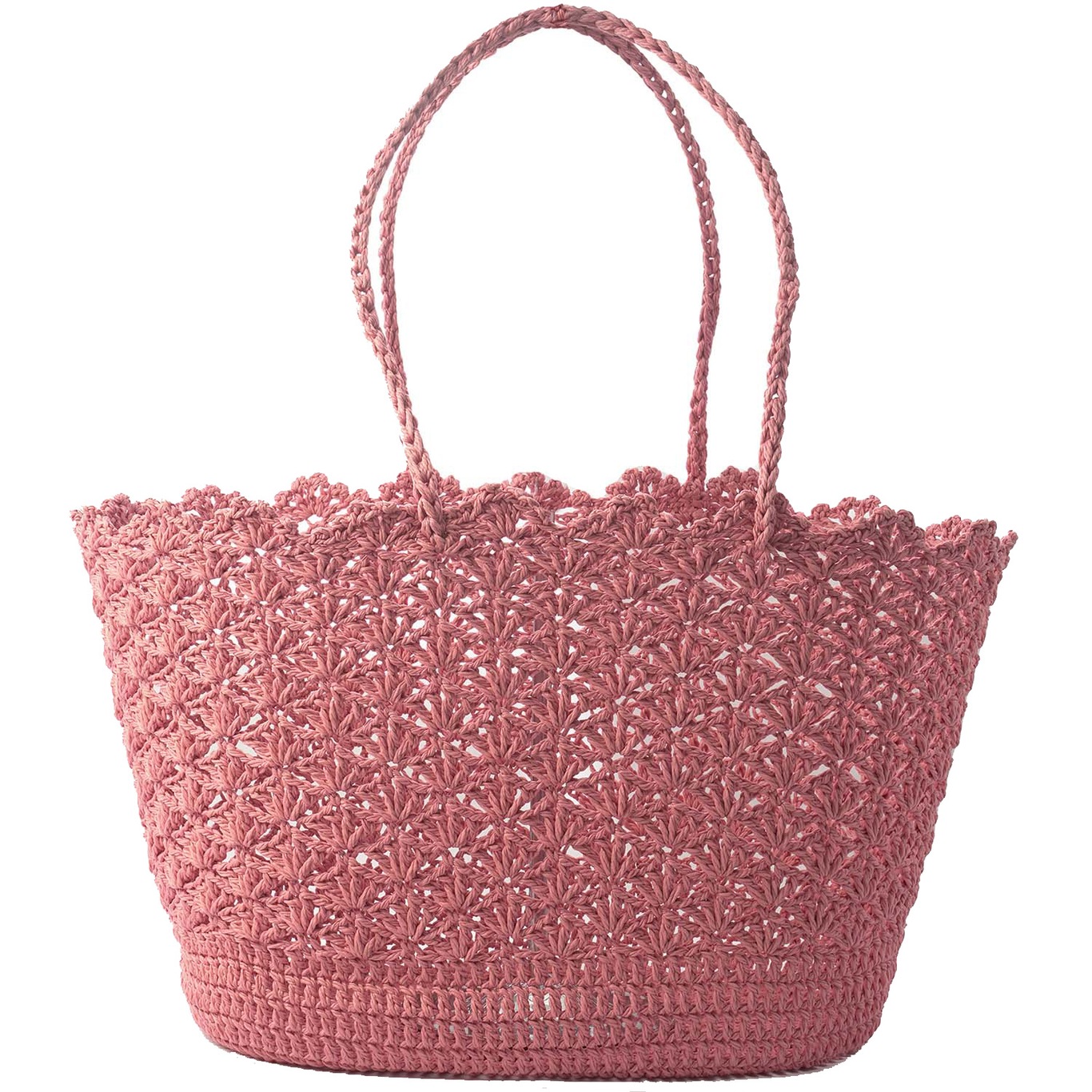 Picnic Crocheted Bag, Pink