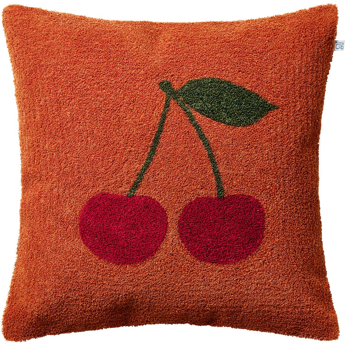 Cherry Cushion Cover 50x50 cm / Apricot Orange / Green / Red