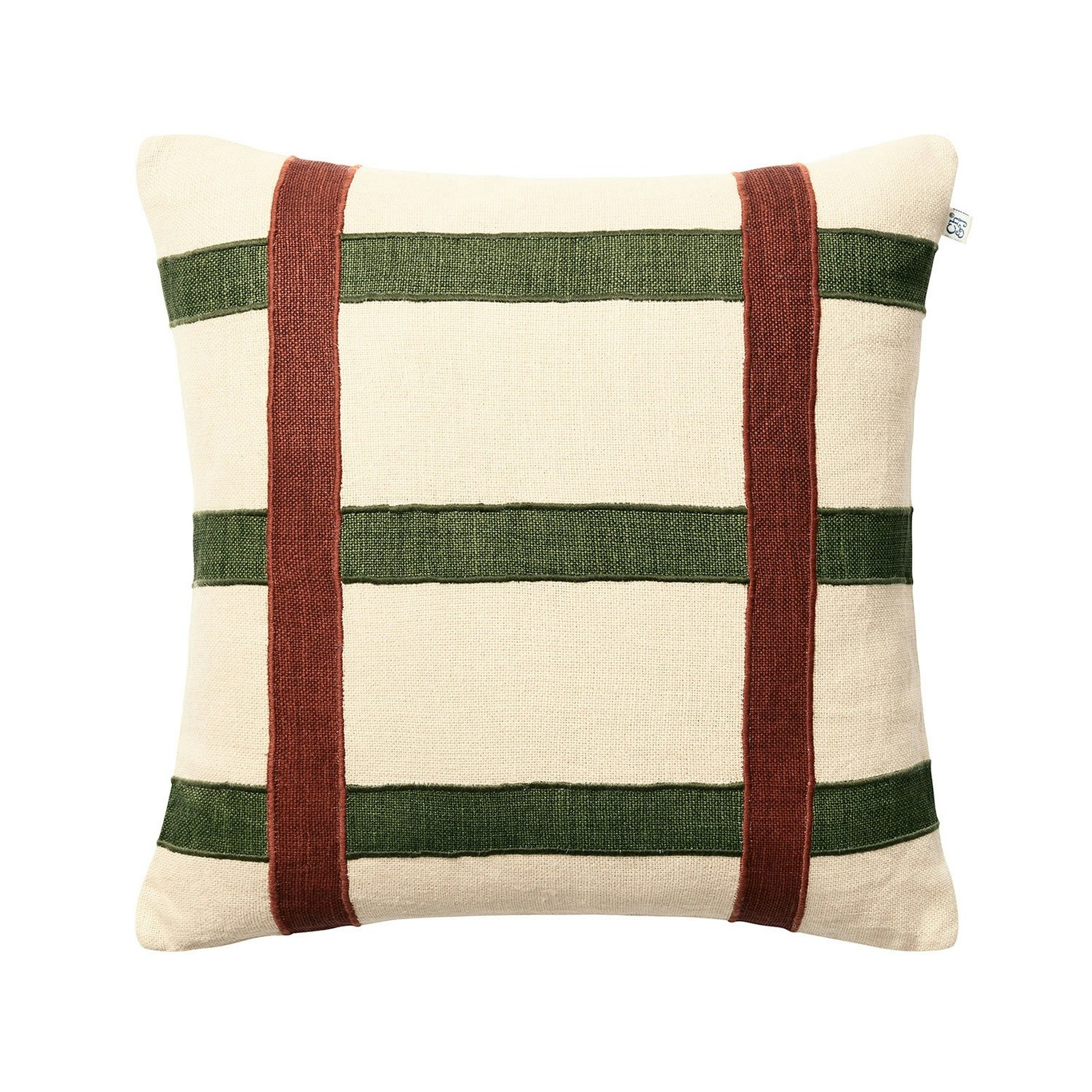 Kiran Cushion Cover 50x50 cm, Terracotta/Cactus Green