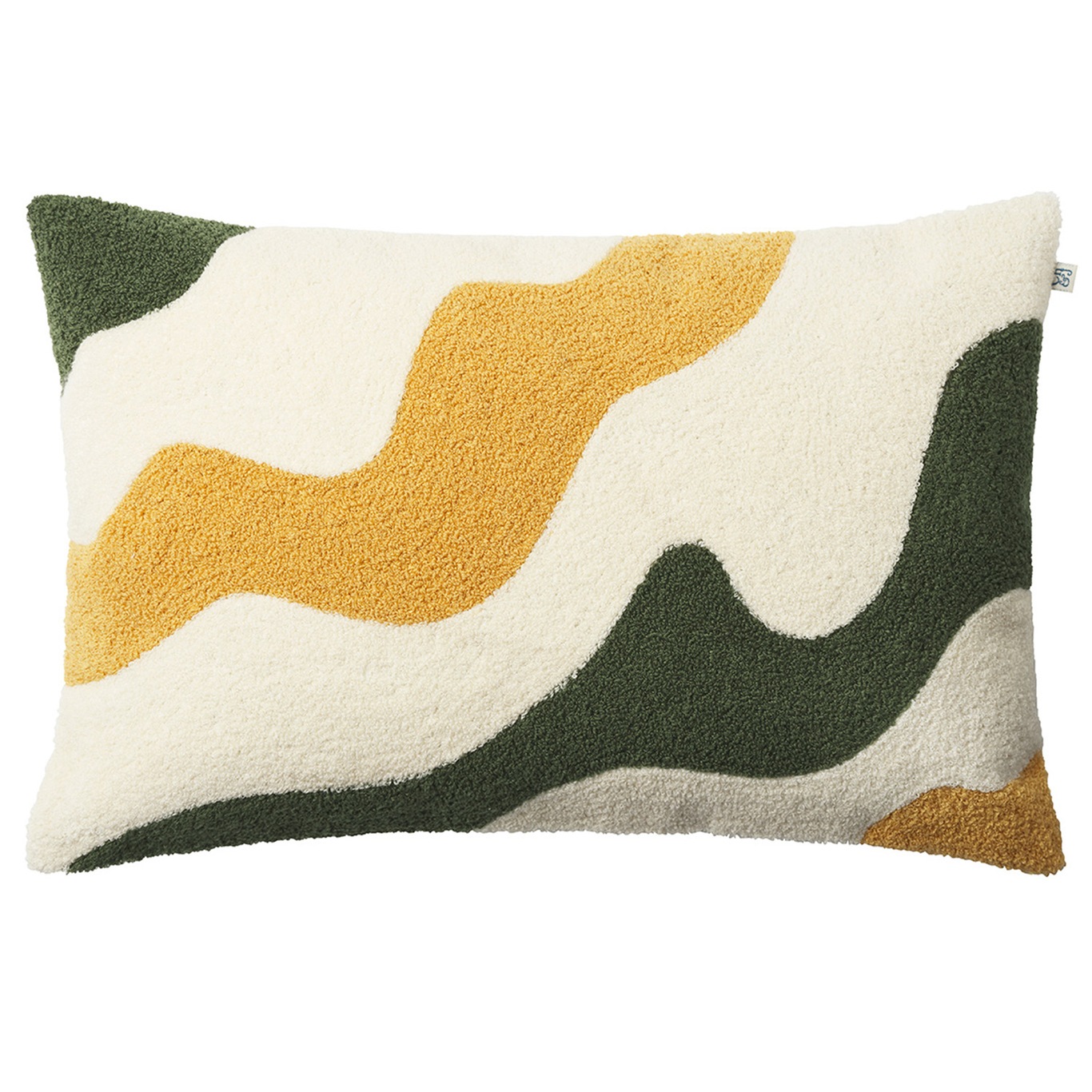 Lodi Cushion Cover Cactus Green / Spicy Yellow / Off-White, 40x60 cm