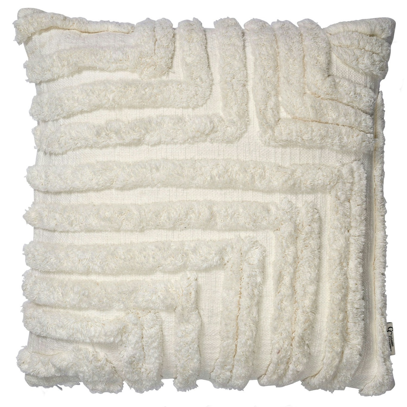 Field Cushion Cover 50x50 cm, White