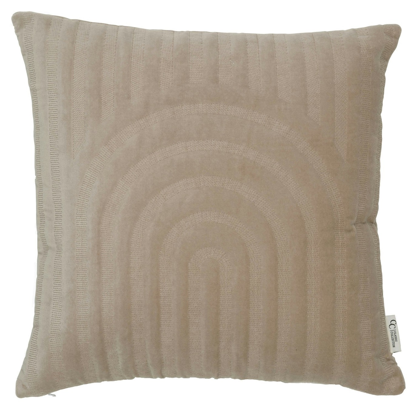 Arch Cushion Cover 50x50 cm, Taupe