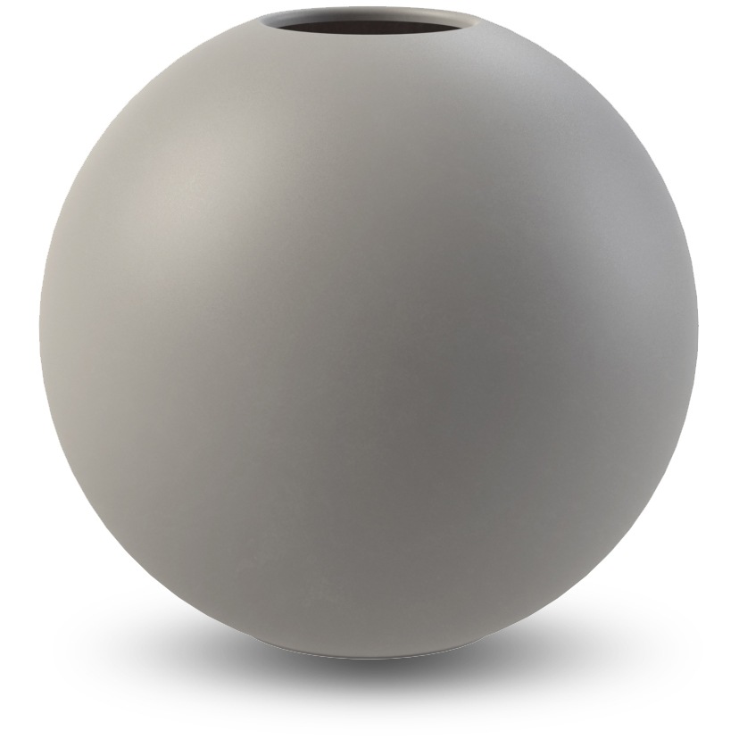 Ball Vase 20 cm, Grey
